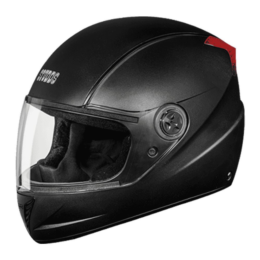 Studds Professional Black With Black Strip L Helmet