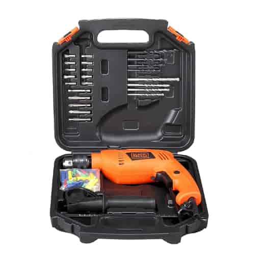 Black + Decker Impact Drill Machine Kit