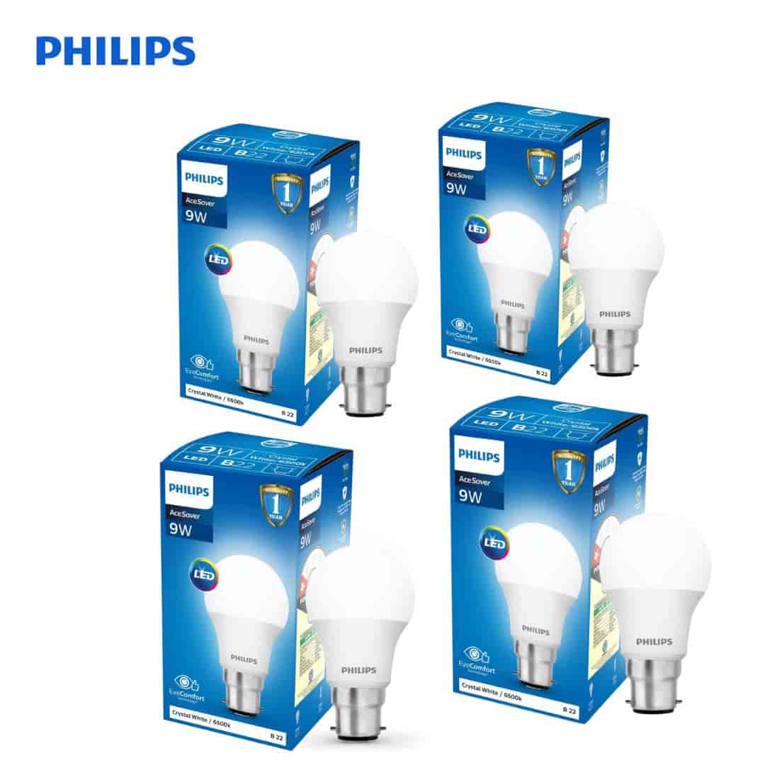 Philips 9W LED Bulb Pack of 4