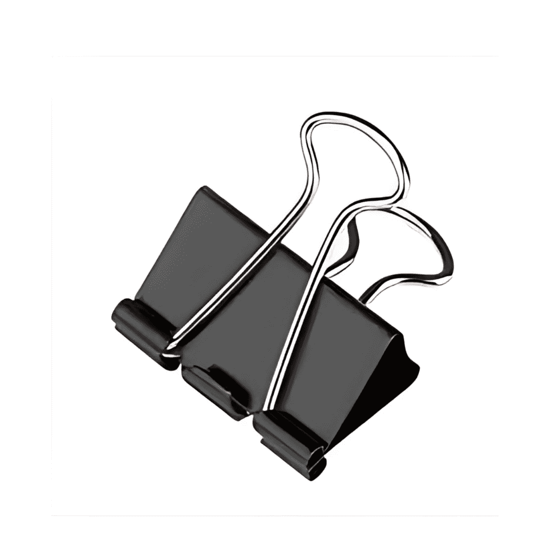 Music 555 25mm Silver Binder Clip | Sturdy Office Essentials