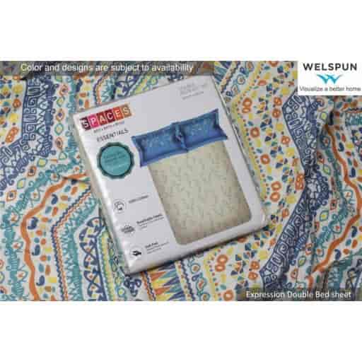 Welspun Wel004 Expression Double Bedsheet